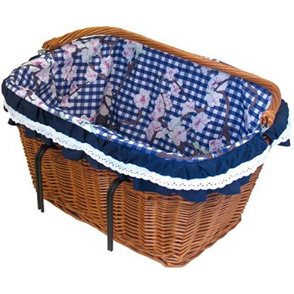 Mandbekleding/innerliner voor mand blauw