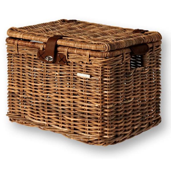 Mand riet denton basket L 45x32x32 nature brown