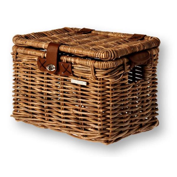 Mand riet denton basket M 35x26x26 nature brown