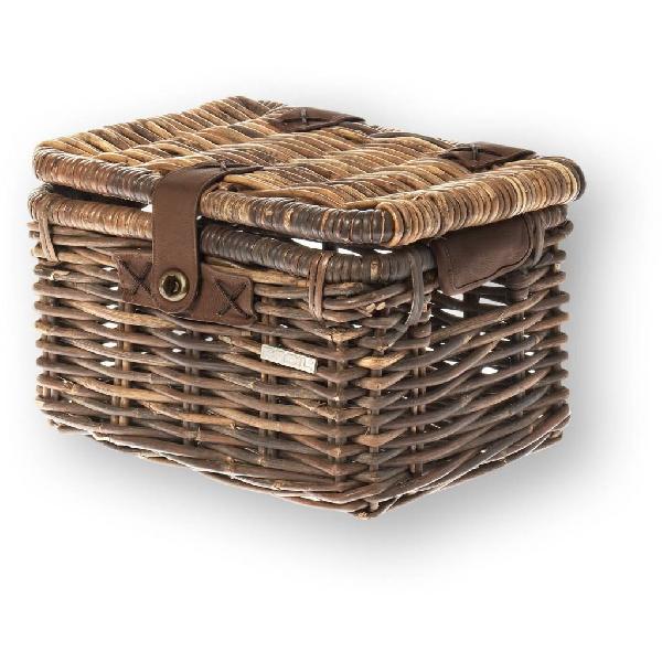 Mand riet denton basket S 35x24x22 nature brown