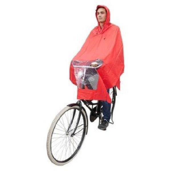 Poncho rood, koplampproof, one-size-fits-all