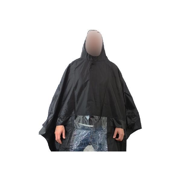 Poncho de luxe , Koplampproof one-size-fits-all Zwart