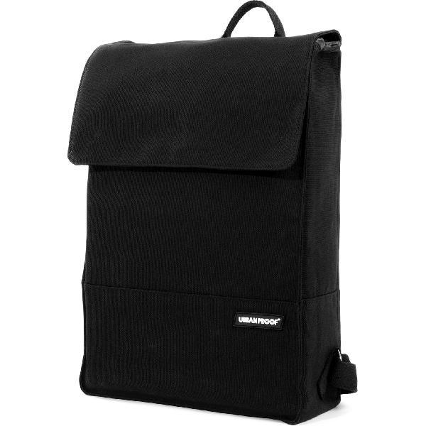 city backpack 15L recycled zwart