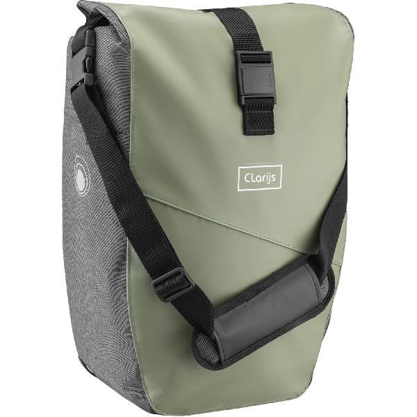 Enkele Fietstas Solobag 24L olijf-grijs