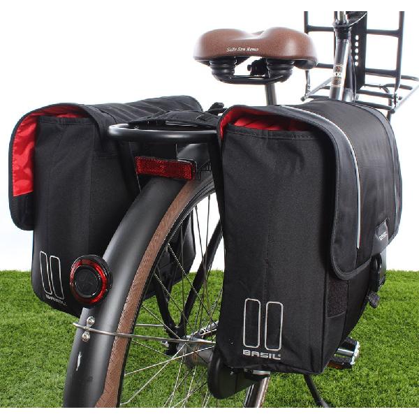 Dubbele Fietstas Sport Design 32L Zwart