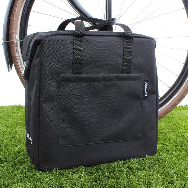 Enkele fietstas Shopping Bag 19L Zwart