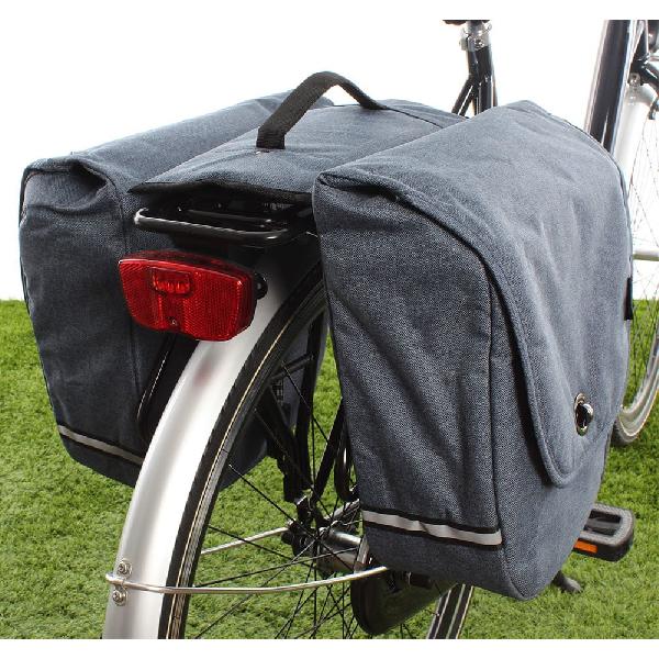 Dubbele Fietstas Pick-Up 23L Jeans