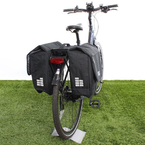 Dubbele fietstas Neo Double RT XL 33L Zwart/Grijs