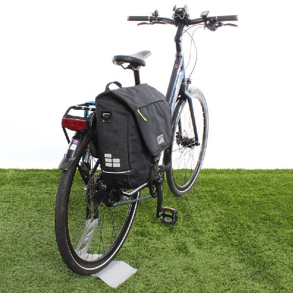 Enkele fietstas Neo Single 12L Zwart/Neogreen