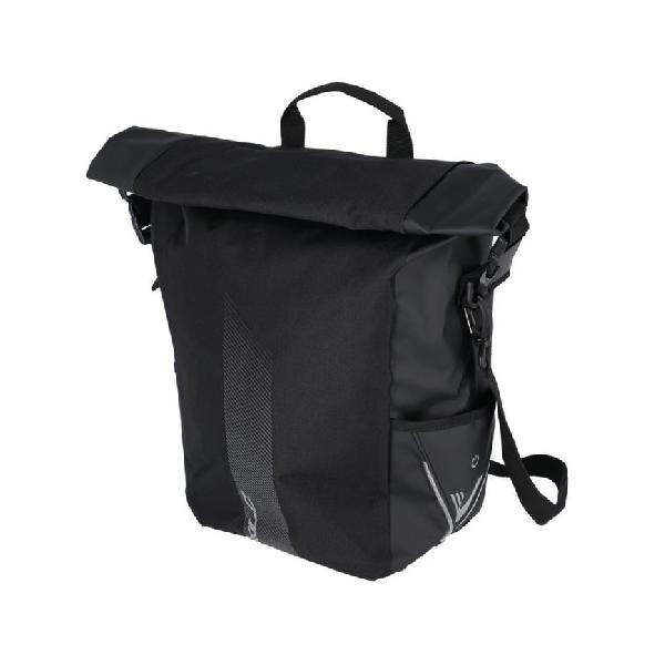 Enkele Fietstas V-Light Rolltop BA-S105 Zwart