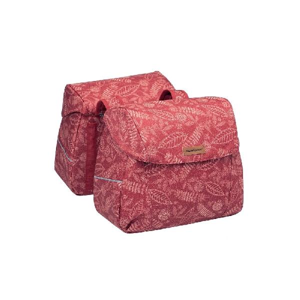 Dubbele fietstas Joli Double Forest Red 37L