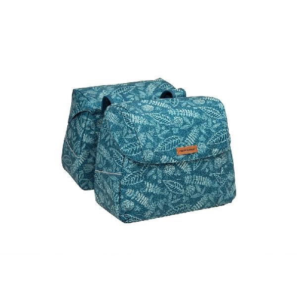 Dubbele fietstas Joli Double Forest Blue 37L