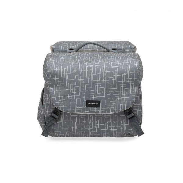 Dubbele fietstas Mondi Joy Double MIK 38L Ivy Grey