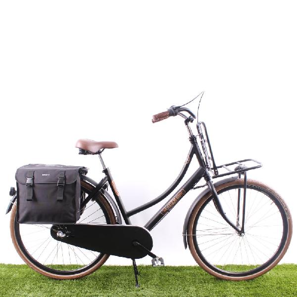 Dubbele fietstas Mara XL 35L Zwart