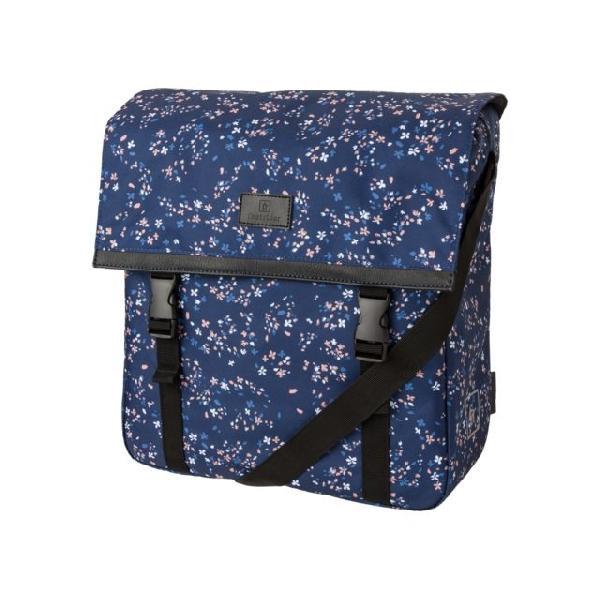 Enkele fietstas Shopper Nara Mini Flower Blauw 17L