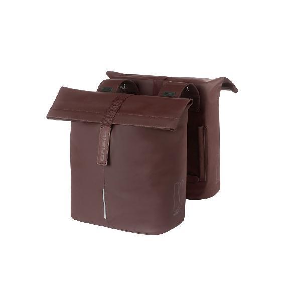 Dubbele fietstas City Roasted Brown 32L