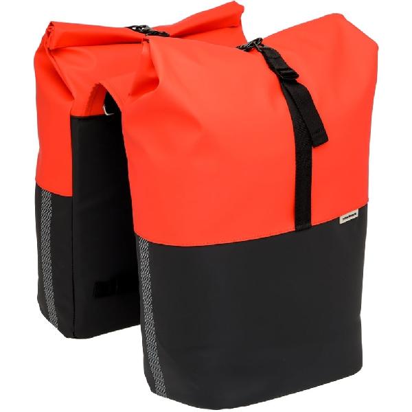 Dubbele fietstas Nyborg 34L Red/Black