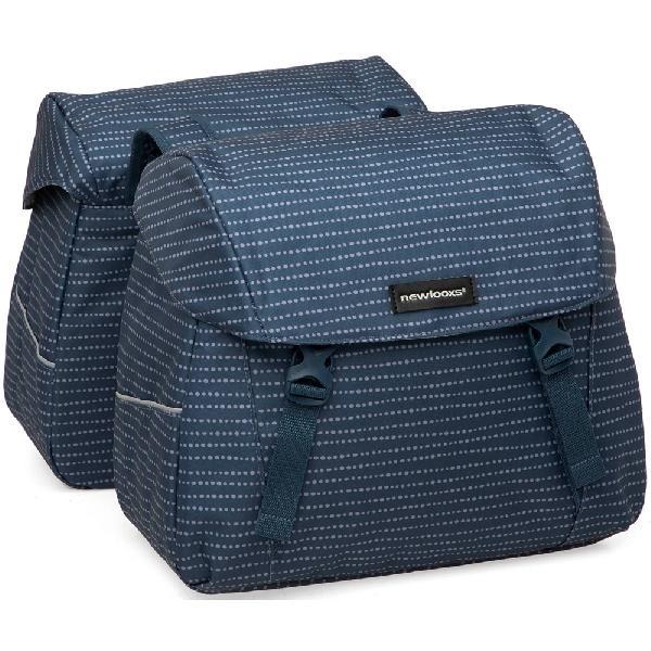 Dubbele fietstas Joli Double 37L Nomi Blue