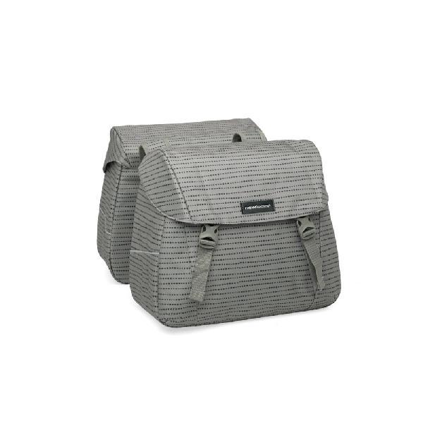 Dubbele fietstas Joli Double 37L Nomi Grey