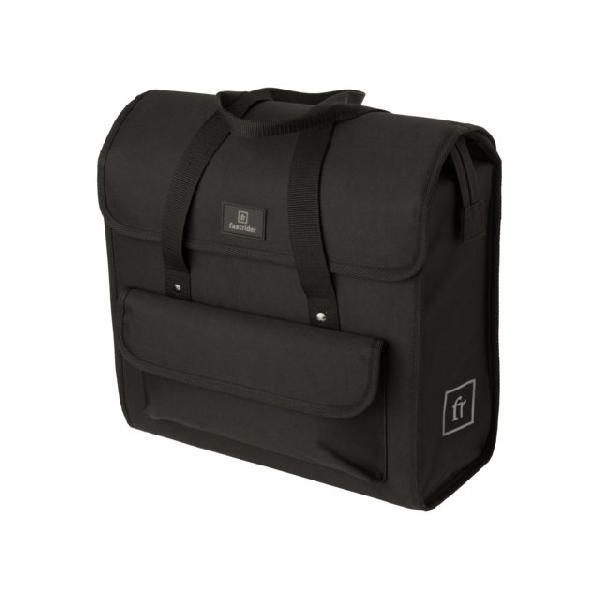 Enkele fietstas Lasse Luxe Shopper Basics 23L Zwart