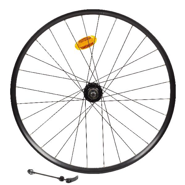 Roue vtt arrière 27.5x23c double paroi freinage disque a cassette tubeless et qr