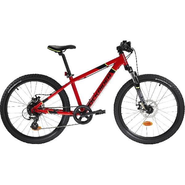 Mountainbike kind 24 inch rockrider st 900 9-12 jaar rood