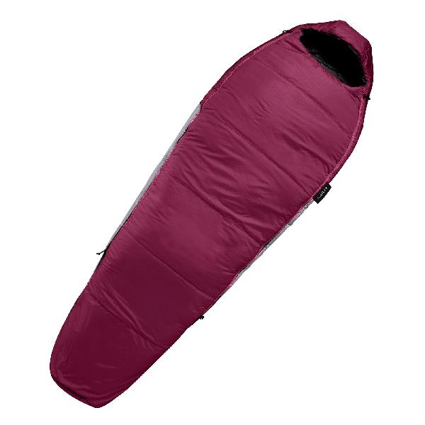 Slaapzak voor trekking mt500 5°c polyester