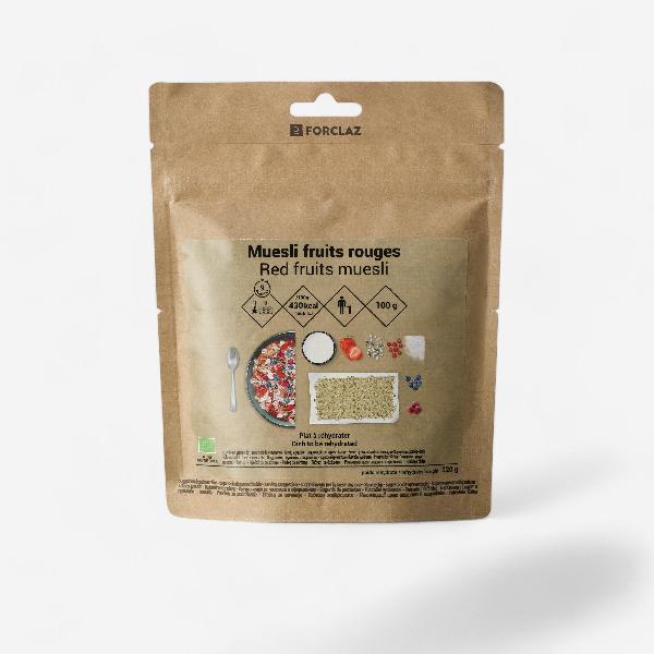 Muesli ontbijt met rode vruchten 100 gram