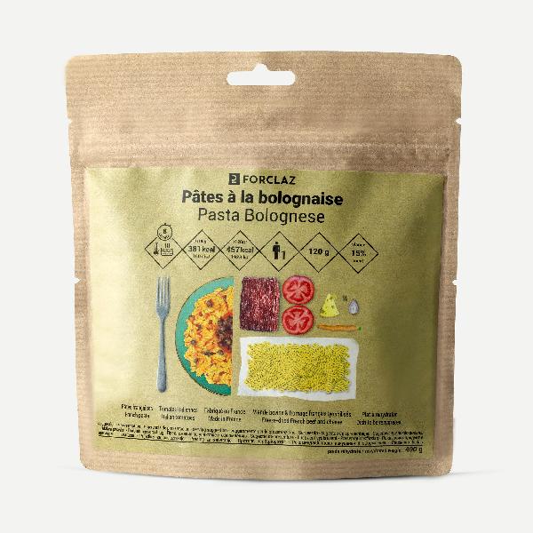 Gevriesdroogde maaltijd pasta bolognese 120 g