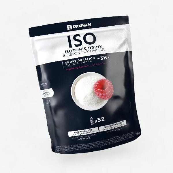 Poeder voor isotone sportdrank iso rode vruchten 2 kg