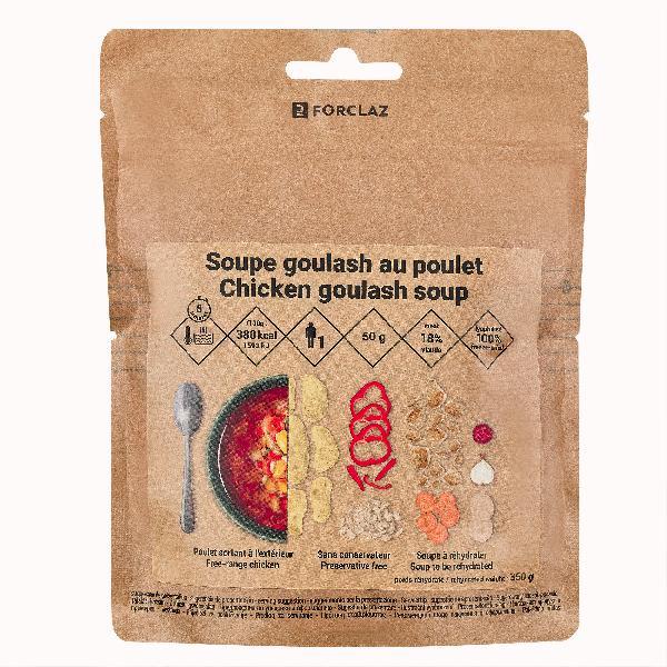 Gevriesdroogde soep - goulash met kip - 50 g