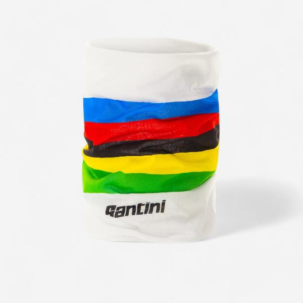 Nekwarmer voor wielrennen uci rainbow