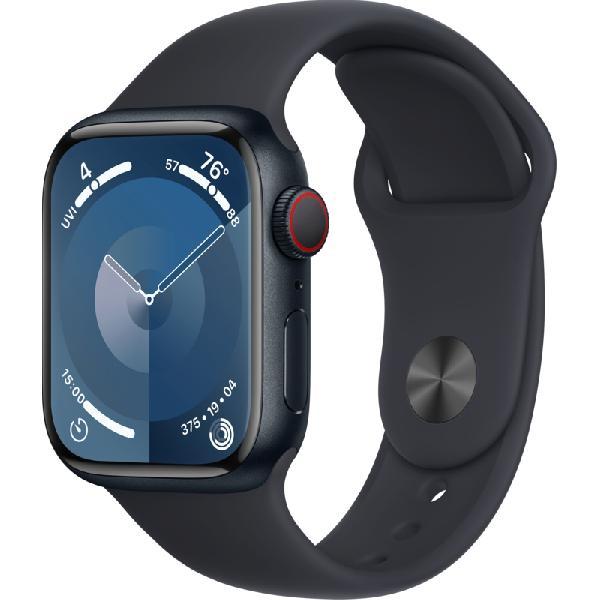 Apple Watch Series 9 4G 41mm Midnight Aluminium Sportband S/M