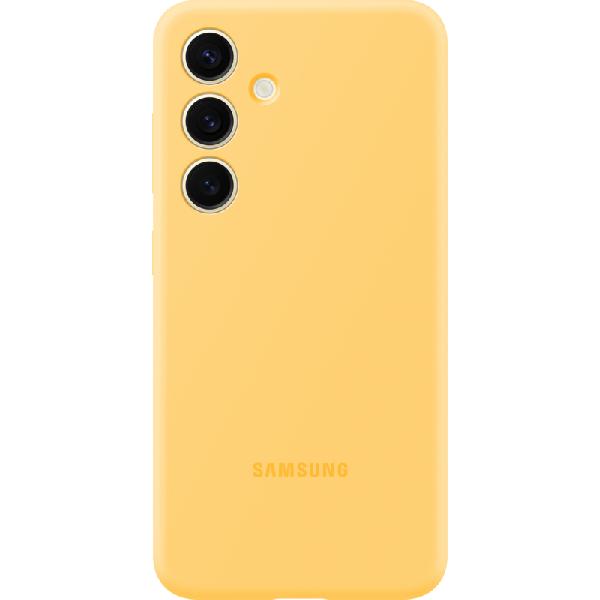 Samsung Galaxy S24 Siliconen Back Cover Geel