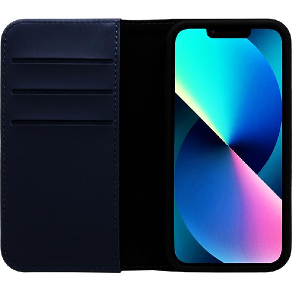 BlueBuilt Apple iPhone 14 Plus 2-in-1 Case Leer Blauw