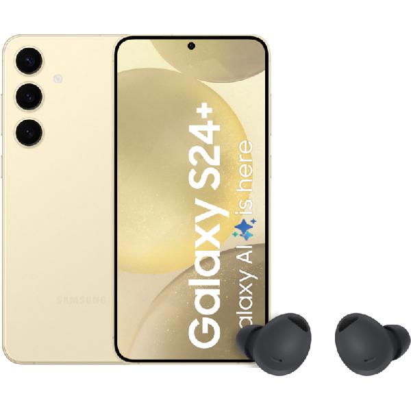 Samsung Galaxy S24 Plus 256GB Geel 5G + Galaxy Buds 2 Pro Zwart