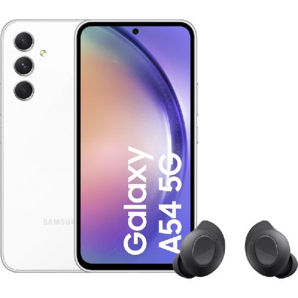 Samsung Galaxy A54 256GB Wit 5G + Samsung Galaxy Buds FE Zwart