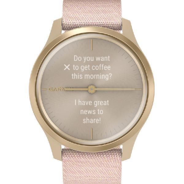 Garmin Vivomove Style - Goud/Roze - 42 mm