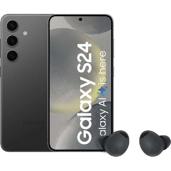 Samsung Galaxy S24 256GB Zwart 5G + Galaxy Buds 2 Pro Zwart