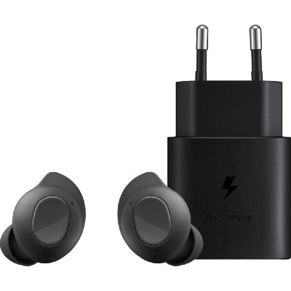 Samsung Buds FE Zwart + Samsung oplader