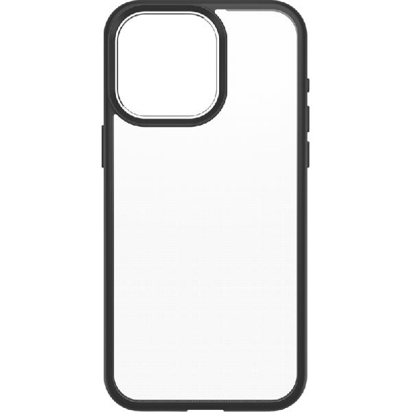 Otterbox React Apple iPhone 15 Pro Max Back Cover Transparant/Zwart