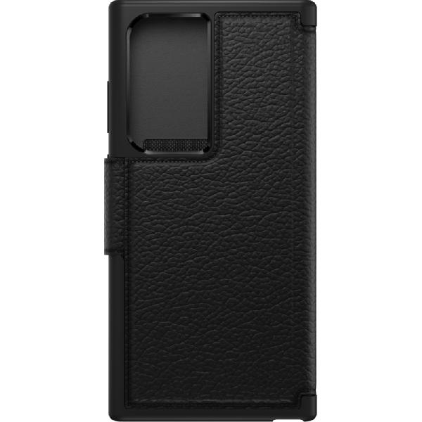 Otterbox Strada Samsung Galaxy S23 Ultra Book Case Leer Zwart