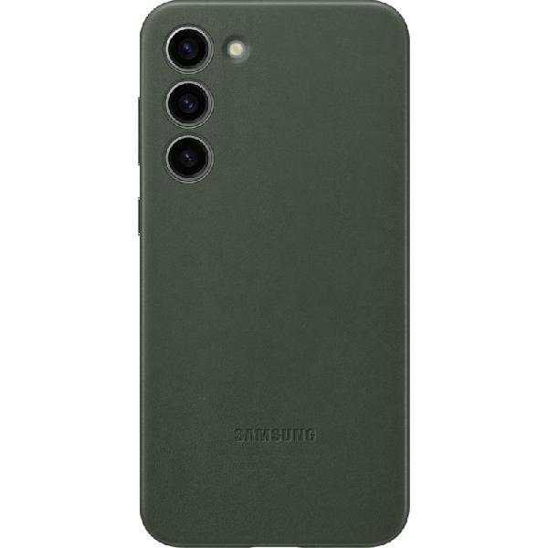 Samsung Galaxy S23 Plus Back Cover Leer Groen