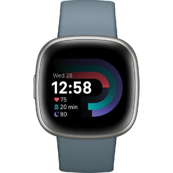 Fitbit Versa 4 Zilver/Blauw