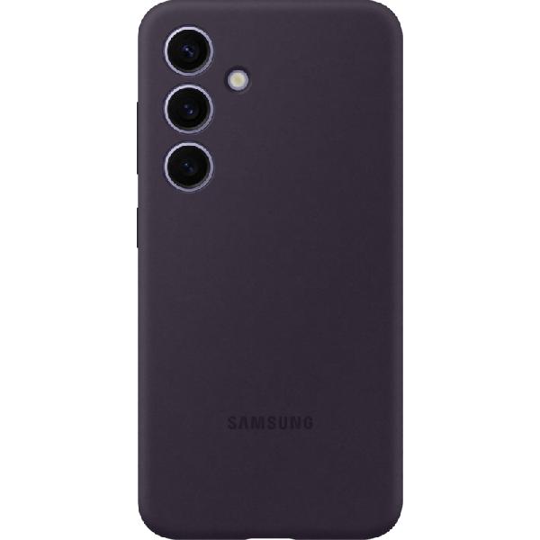 Samsung Galaxy S24 Siliconen Back Cover Donkerpaars