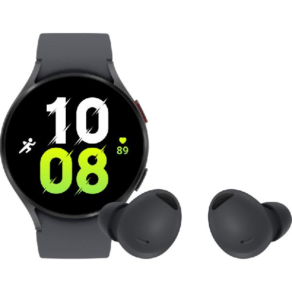 Samsung Galaxy Watch5 Zwart 44mm + Samsung Buds2 Pro Zwart