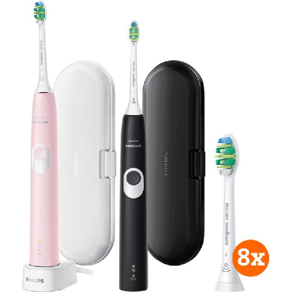 Philips Sonicare ProtectiveClean 4300 HX6800/35 + Intercare opzetborstels (8 stuks)