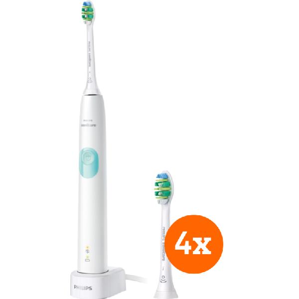 Philips Sonicare ProtectiveClean 4300 HX6807/63 + Intercare opzetborstels (4 stuks)