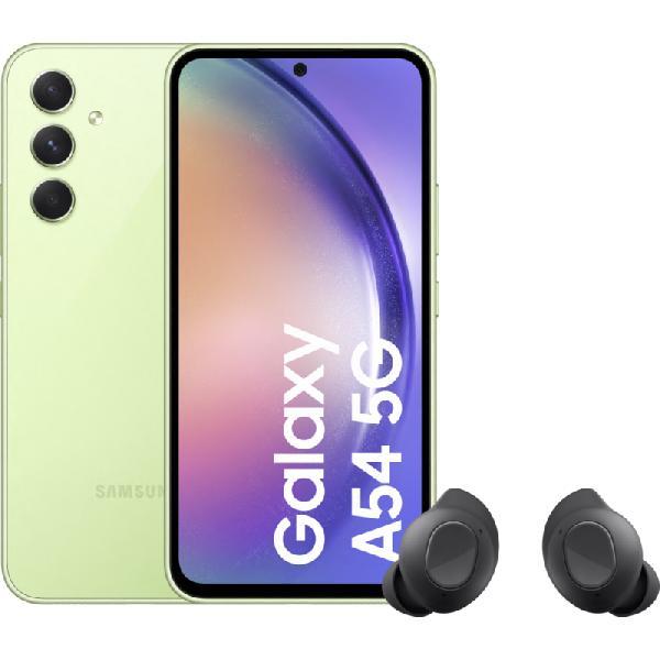 Samsung Galaxy A54 128GB Groen 5G + Samsung Galaxy Buds FE Zwart