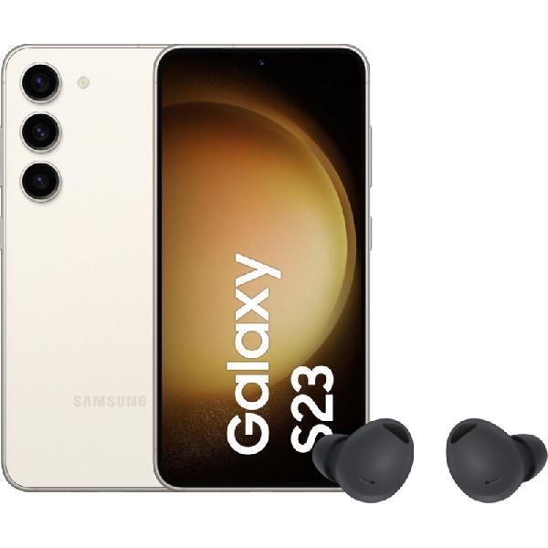 Samsung Galaxy S23 128GB Crème + Samsung Galaxy Buds 2 Pro Zwart